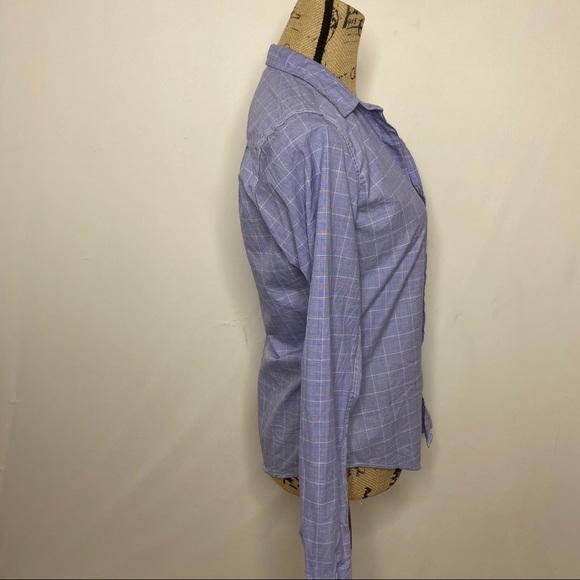 Frank & Eileen Blue Plaid Button Up Shirt - Picture 4 of 8